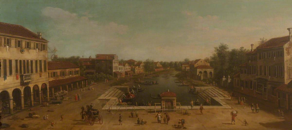 View of Mestre - Canaletto