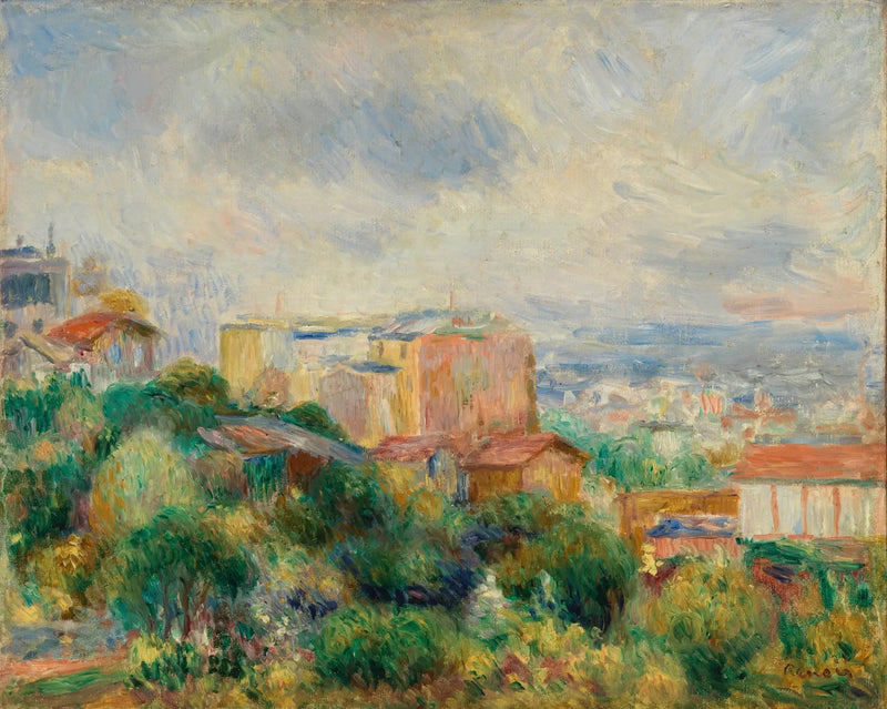 View of Montmartre - Pierre-Auguste Renoir