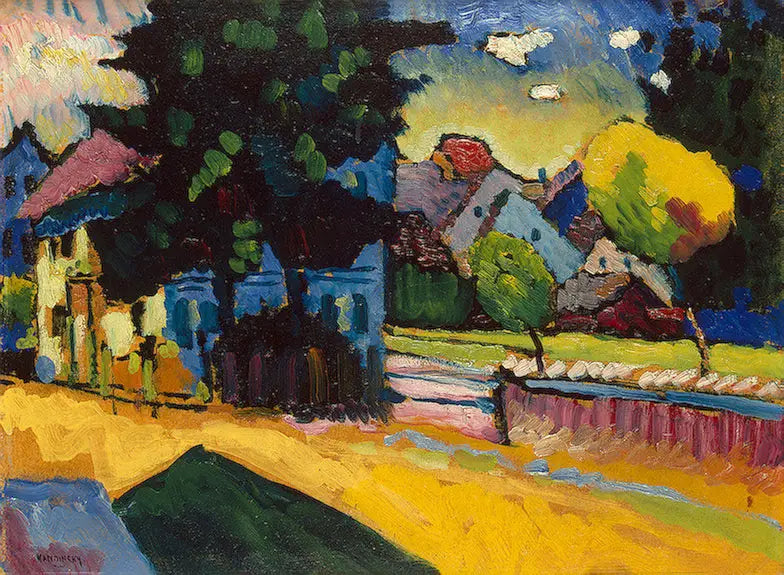 View of Murnau - Vassily Kandinsky