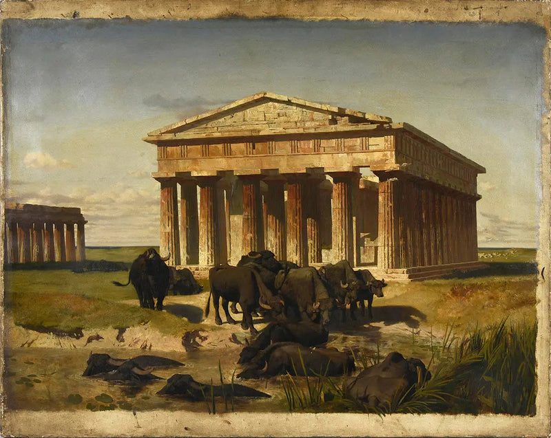 View of Paestum - Jean-Léon Gérôme