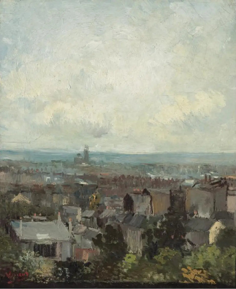 View of Paris around Montmartre - Vincent van Gogh
