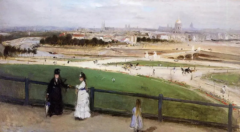 View of Paris from the Heights of Trocadéro - Berthe Morisot