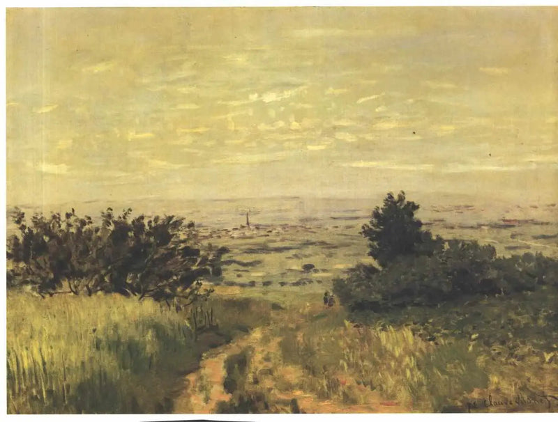 View of the Plain at Argenteuil, Hills of Sannois - Claude Monet