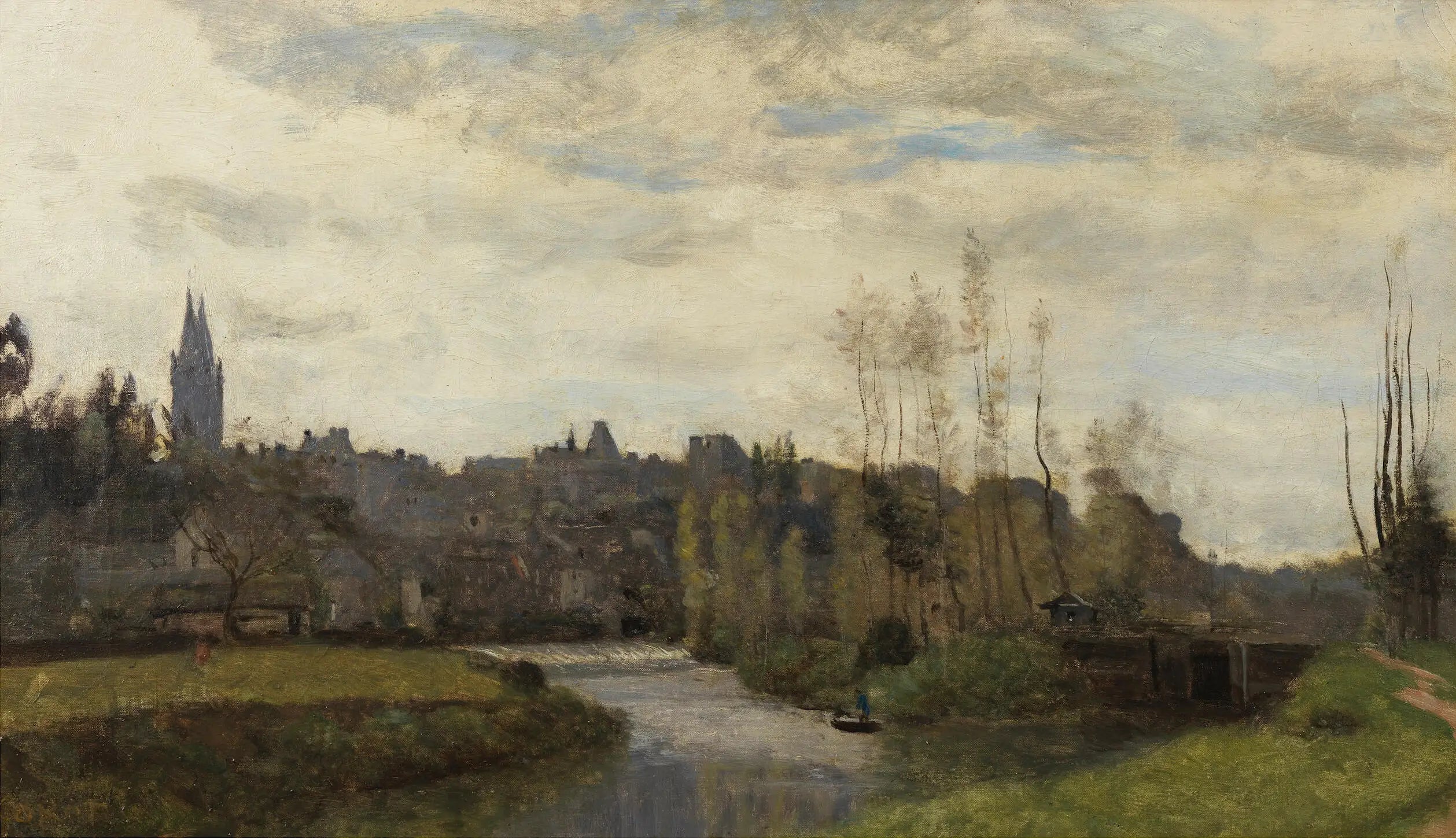 Vue de Saint-Lô - Jean-Baptiste Camille Corot - Alpha Reproduction