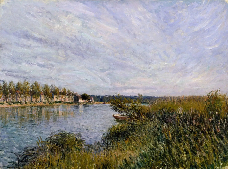 View of Saint-Mammès - Alfred Sisley