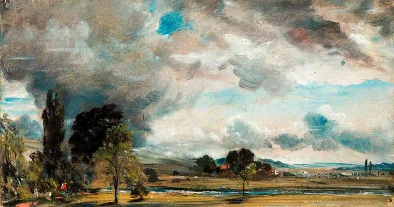 View of Salisbury, from the library of the house of Archdeacon Fisher - John Constable