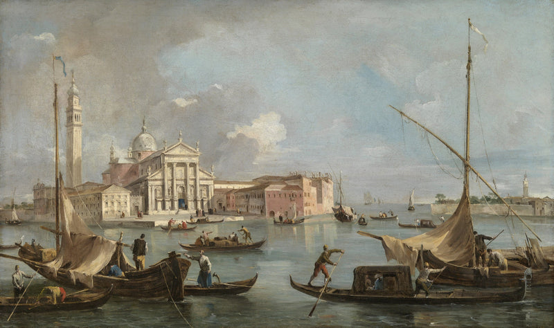 View of San Giorgio Maggiore - Francesco Guardi
