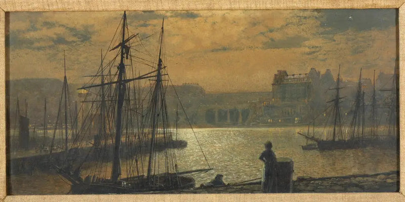 View of Scarborough - John Atkinson Grimshaw
