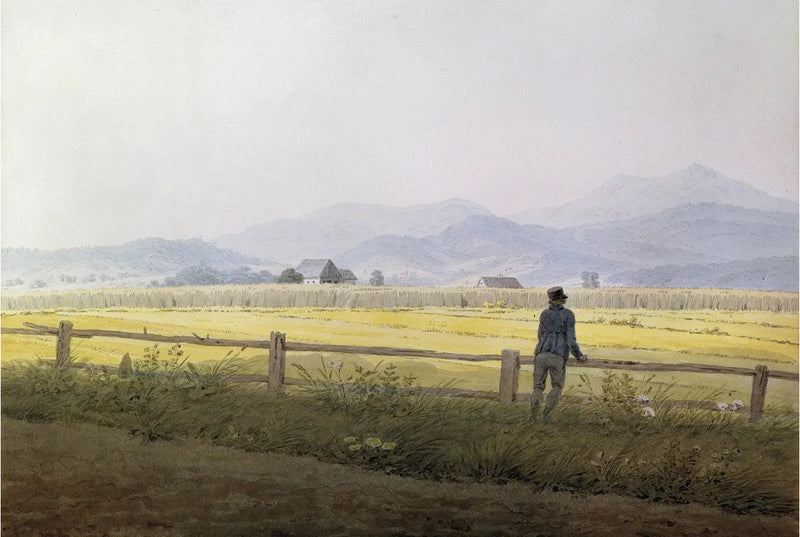 View of Schmiedebergerkamm - Caspar David Friedrich