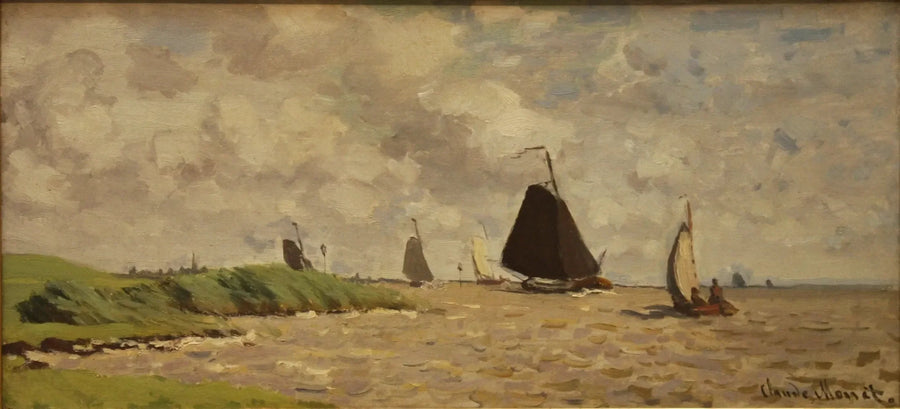 View of the Voorzan - Claude Monet