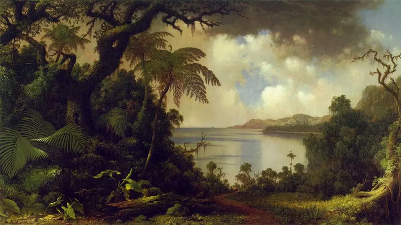 View from Fern Tree Walk, Jamaica - Martin Johnson Heade