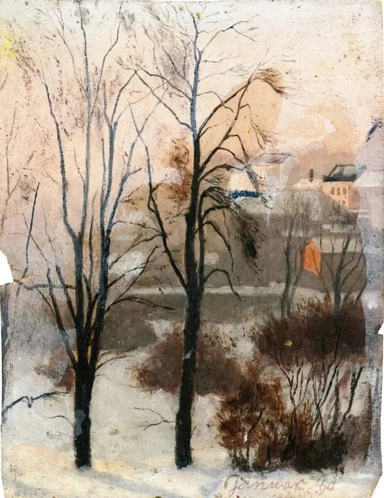 View from Fossveien - Edvard Munch