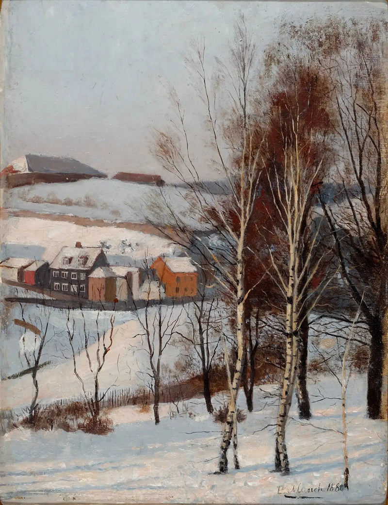 View from Fossveien - Edvard Munch