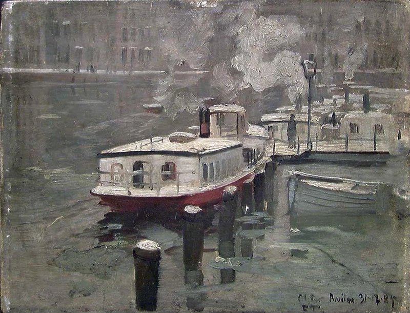 View from the Alster - Frits Thaulow