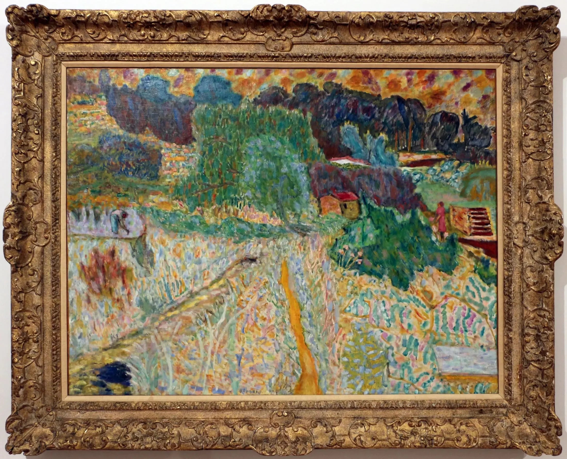 Vue depuis l'atelier de l'artiste, Le Cannet - Pierre Bonnard image 1 reproduction de peinture à l’huile