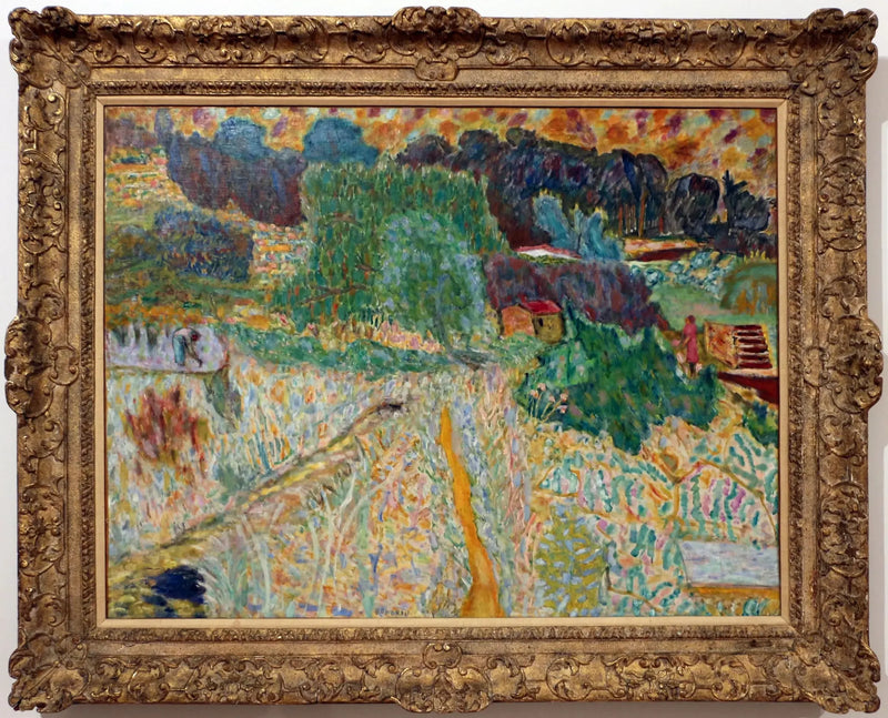 View from the artist's studio, Le Cannet - Pierre Bonnard