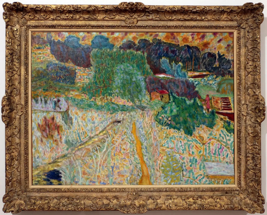 View from the artist's studio, Le Cannet - Pierre Bonnard