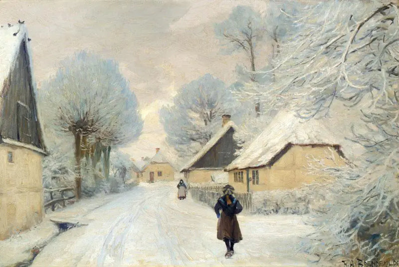 View from Næstved. - H. A. Brendekilde