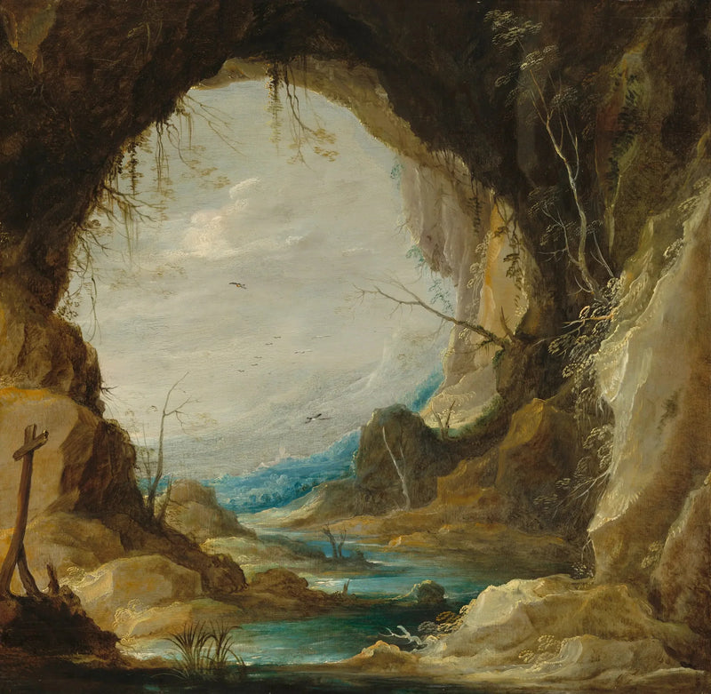 View from a Cave - David Teniers the Younger