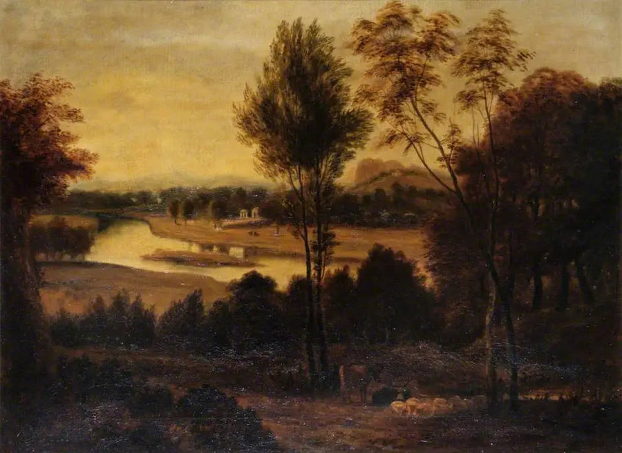 View from Wick House, Richmond, Surrey - Joshua Reynolds