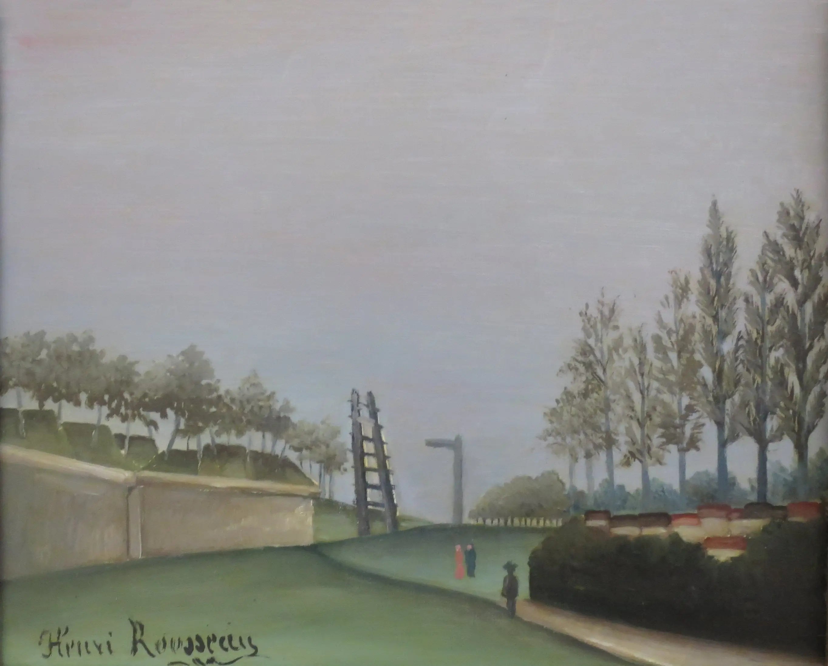 Vue des fortifications à gauche de la porte de Vanves - Henri Rousseau - Alpha Reproduction