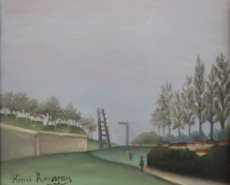 View of the fortifications to the left of the Vanves gate - Henri Rousseau
