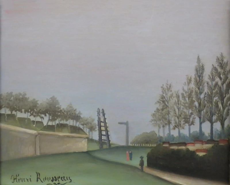 View of the fortifications to the left of the Vanves gate - Henri Rousseau
