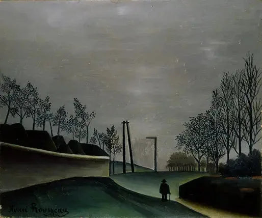 View of the Fortifications - Henri Rousseau