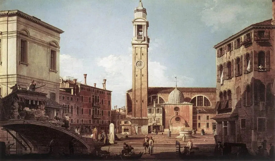 View of the Camp of the Saints Apostles - Canaletto