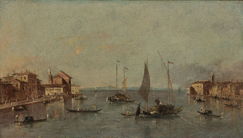 View of the Giudecca Canal, Venice - Francesco Guardi