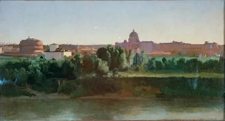 Vue du château Saint-Ange - Jean-Baptiste Camille Corot - Alpha Reproduction