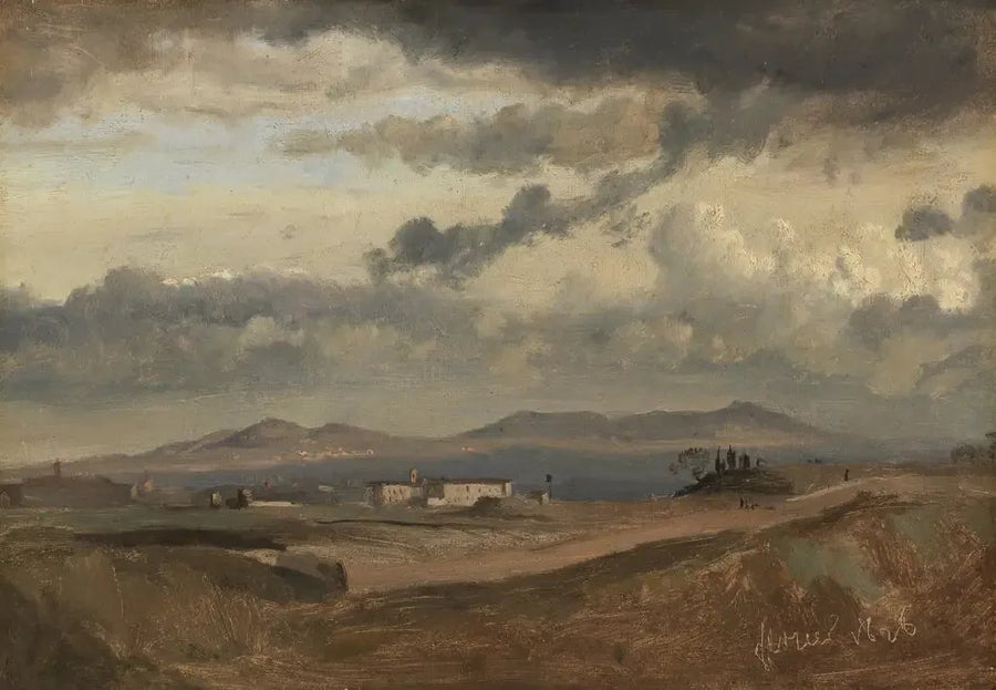 View of the Sant'Onofrio Convent on the Janiculum Hill, Rome - Jean-Baptiste Camille Corot