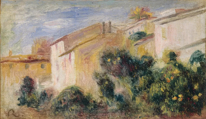 View of the Garden of the Villa - Pierre-Auguste Renoir