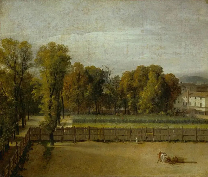 View of the Luxembourg Garden in Paris - Jacques-Louis David