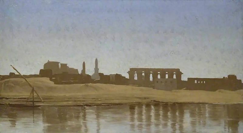 View of the Nile at Luxor - Jean-Léon Gérôme