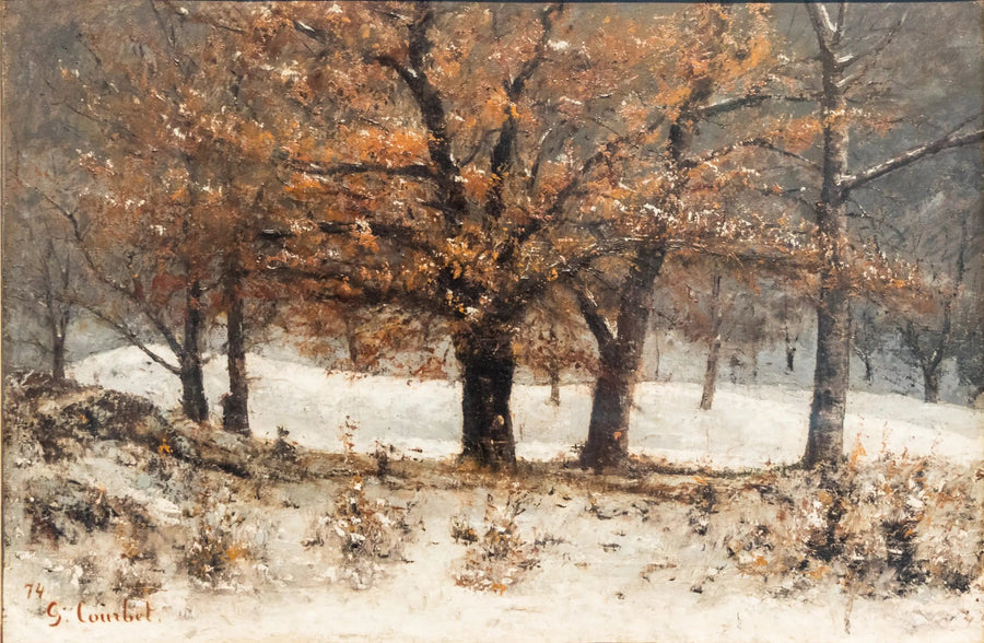 View of the Crêtes Park above Clarens - Gustave Courbet