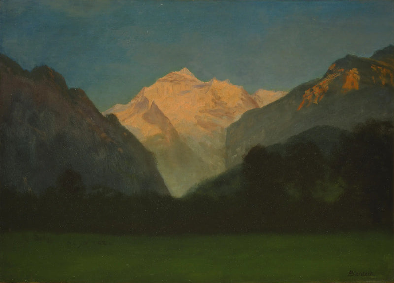 View of Glacier Park - Albert Bierstadt