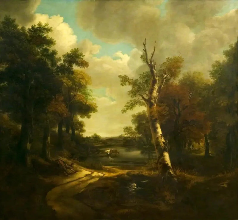 View of Drinkstone Park, Stowmarket, Suffolk - Thomas Gainsborough