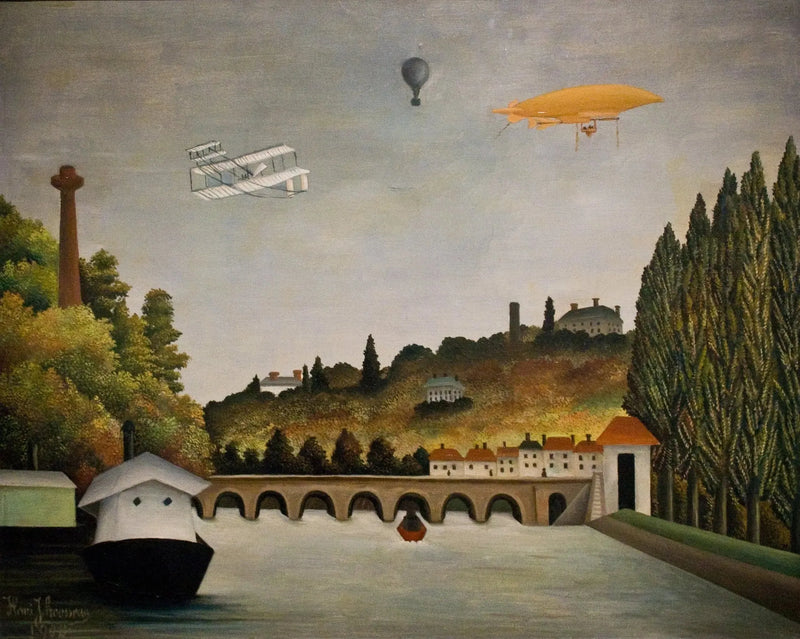 View of the Sèvres Bridge - Henri Rousseau
