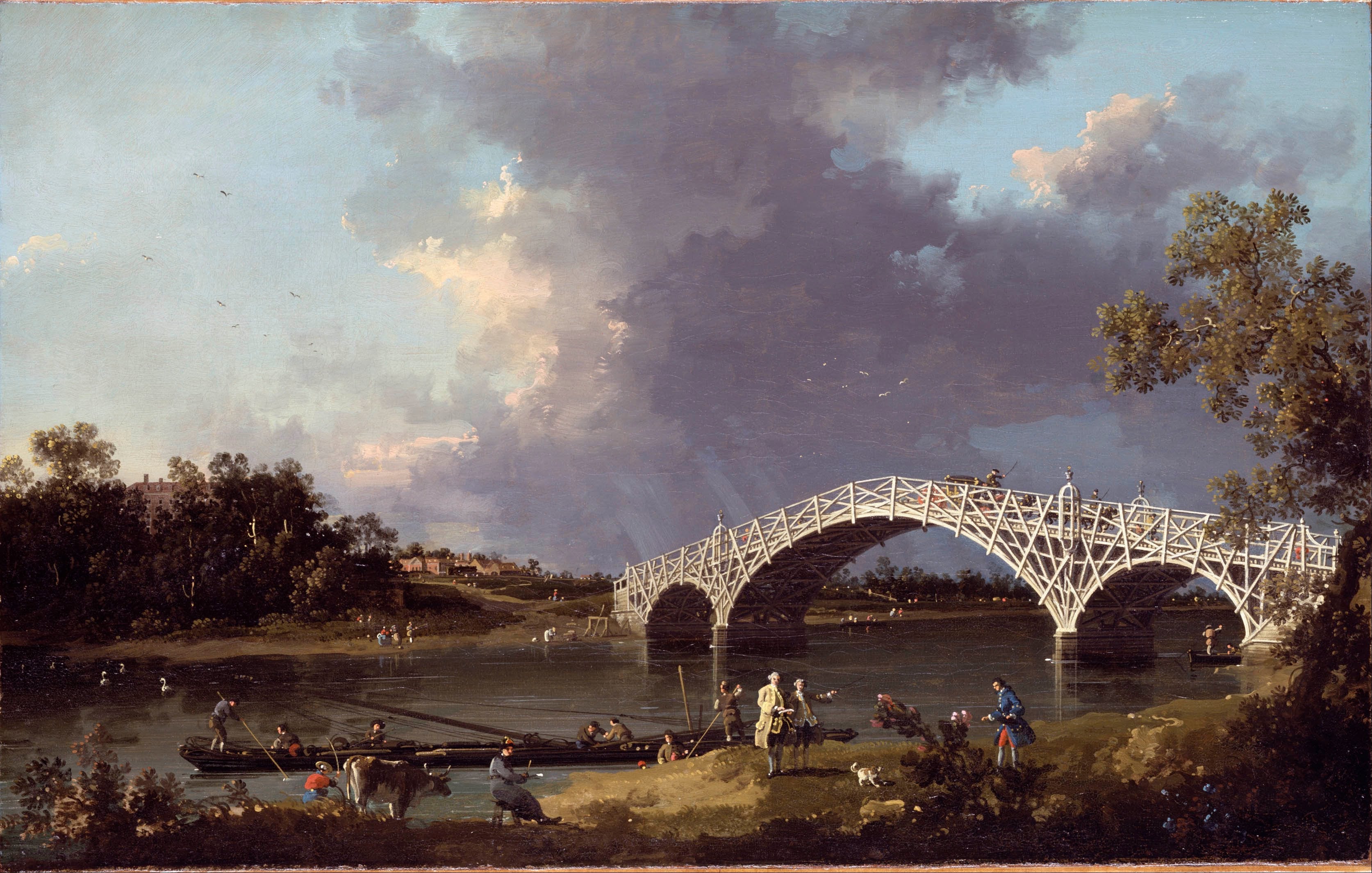 View of Walton Bridge - Canaletto