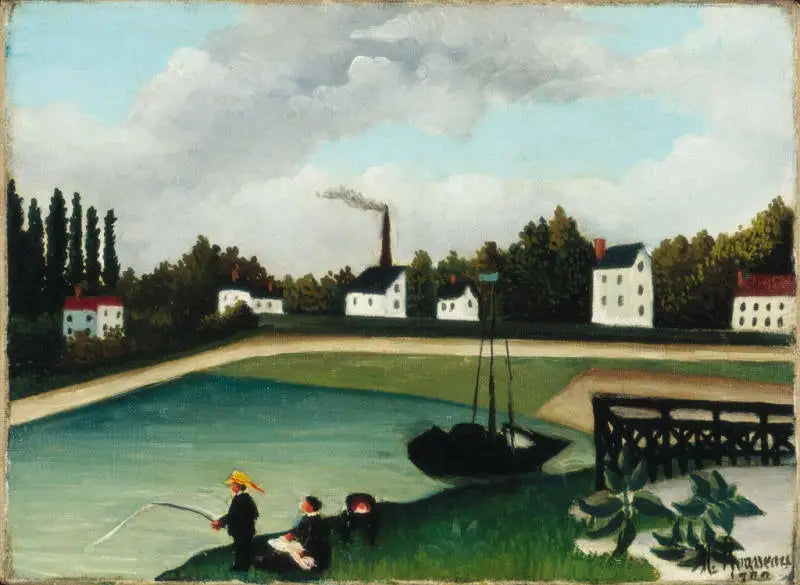 View of the Ivry quay near the Port à l'Anglais, Seine - Henri Rousseau