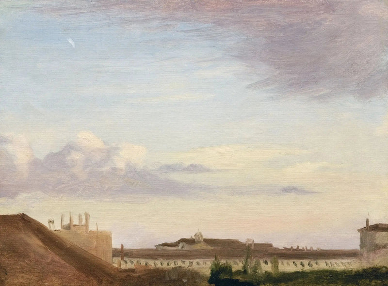 View of the Quirinal - Edgar Degas
