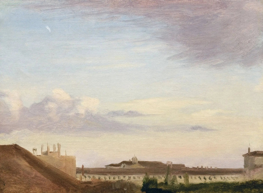 View of the Quirinal - Edgar Degas