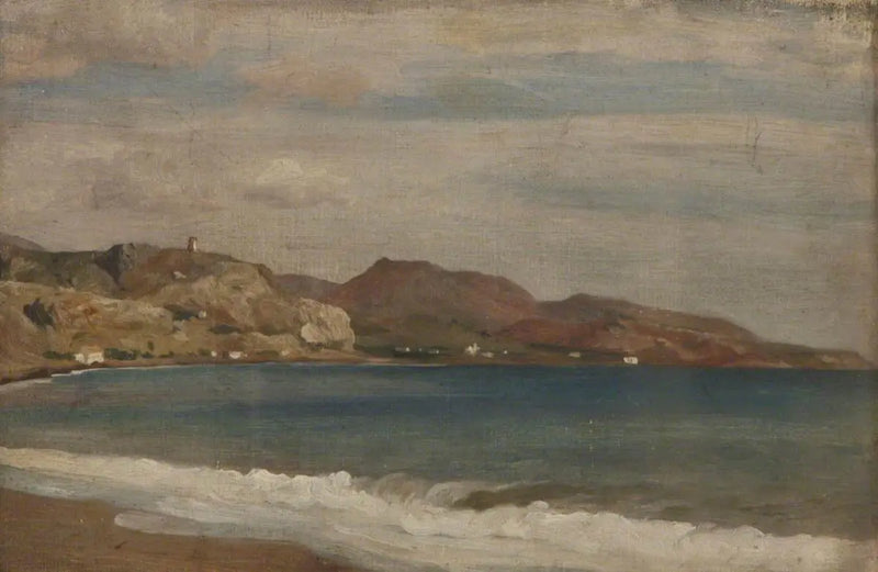 View of a bay, Spain - Frederic Leighton