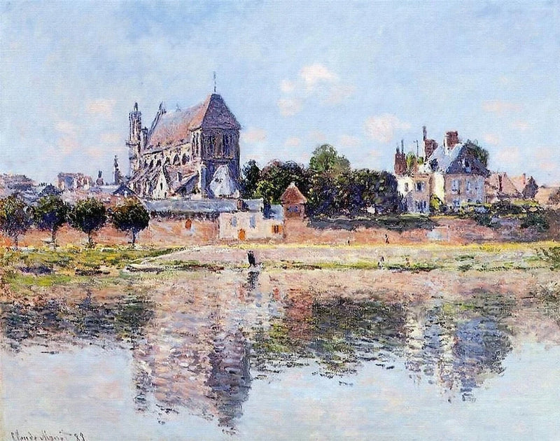 View of Vernon Church W843 - Claude Monet
