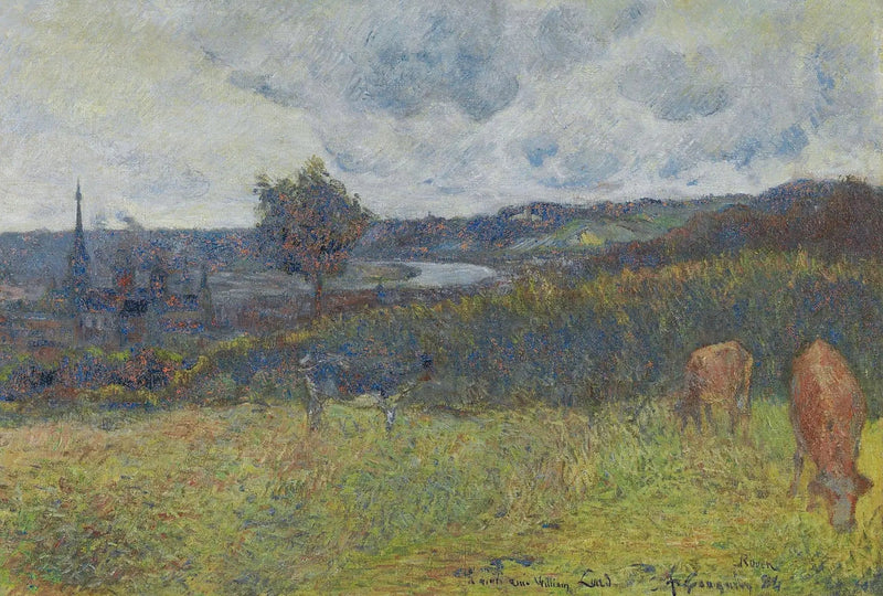 General View of Rouen - Paul Gauguin