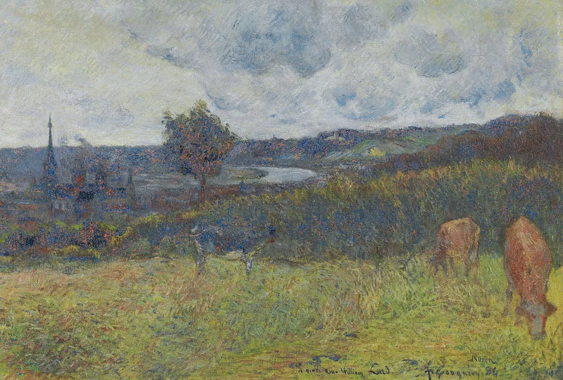 General View of Rouen - Paul Gauguin