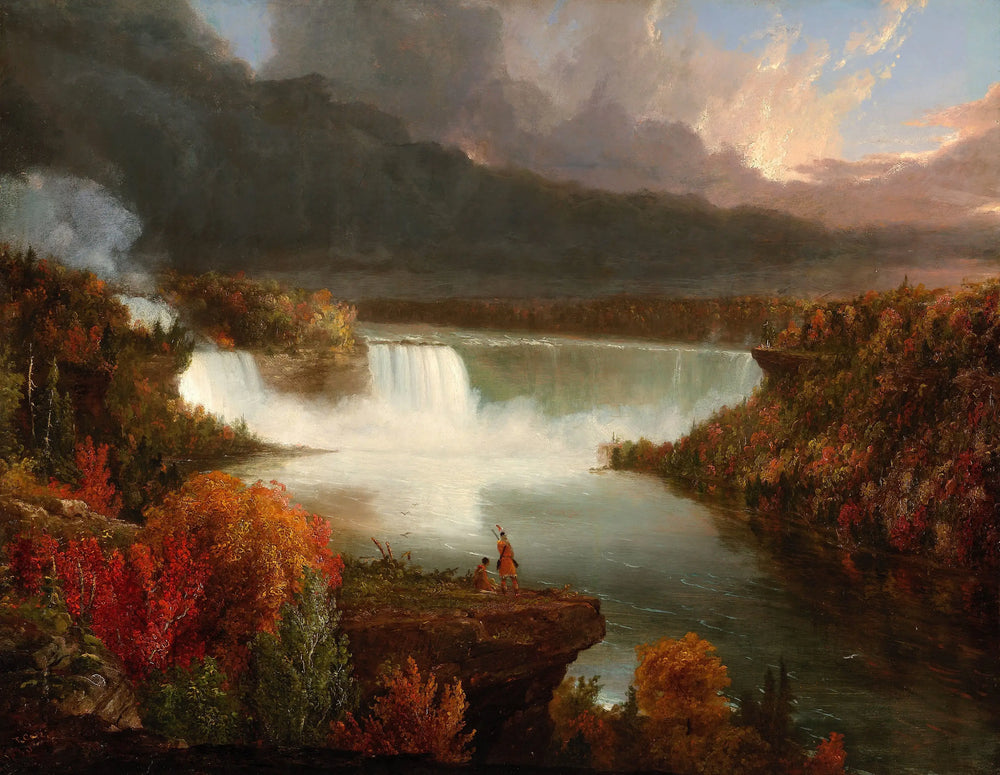 Vue lointaine des chutes du Niagara - Thomas Cole - Alpha Reproduction