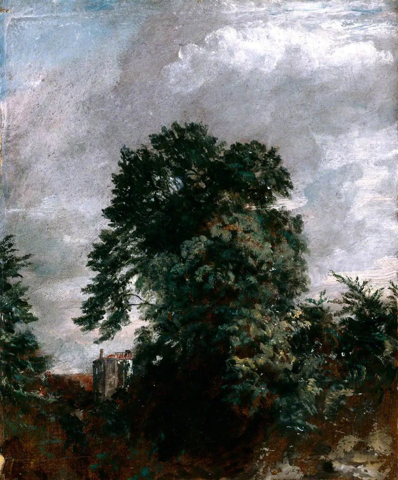 Distant view of the grove, Hampstead - John Constable