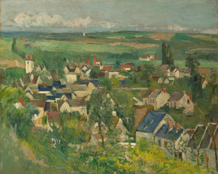 Panoramic View of Auvers-sur-Oise - Paul Cézanne